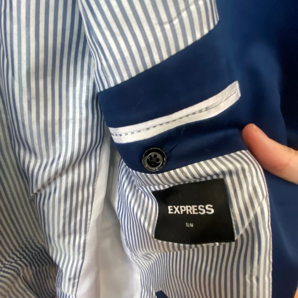 Express Men's Vibrant Blue Sport Coat